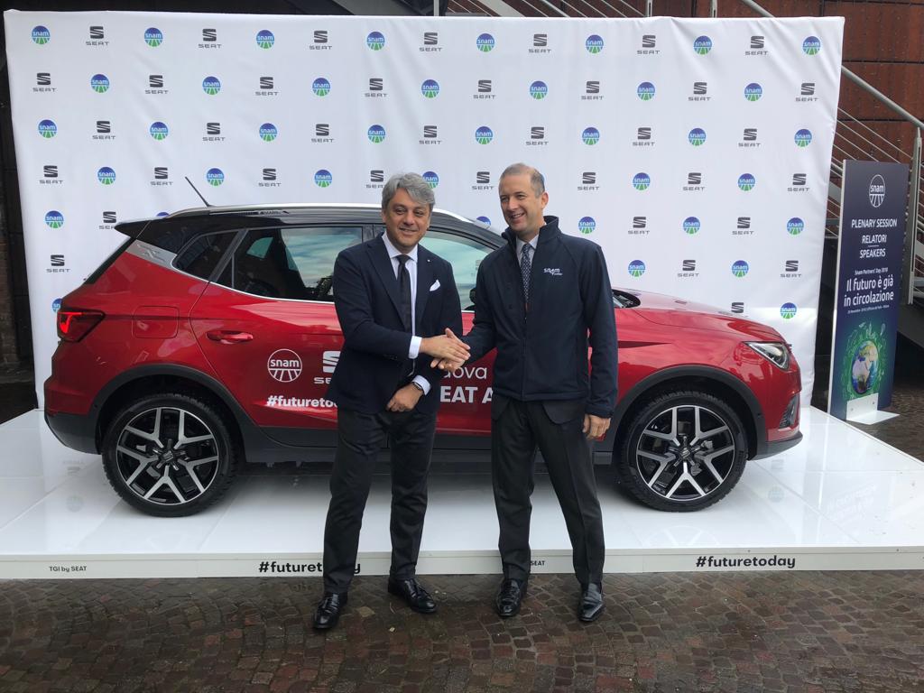 Snam: al via partnership con Seat per promuovere uso gas per auto in Ue