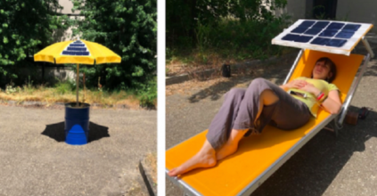 Lo smartphone si ricarica con l’ombrellone (solare)