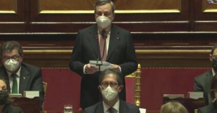 Crisi ucraina, Draghi: Dobbiamo renderci indipendenti da Mosca