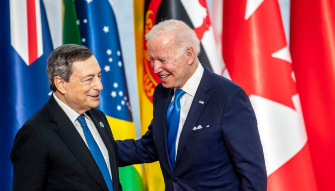 Draghi incontra Biden