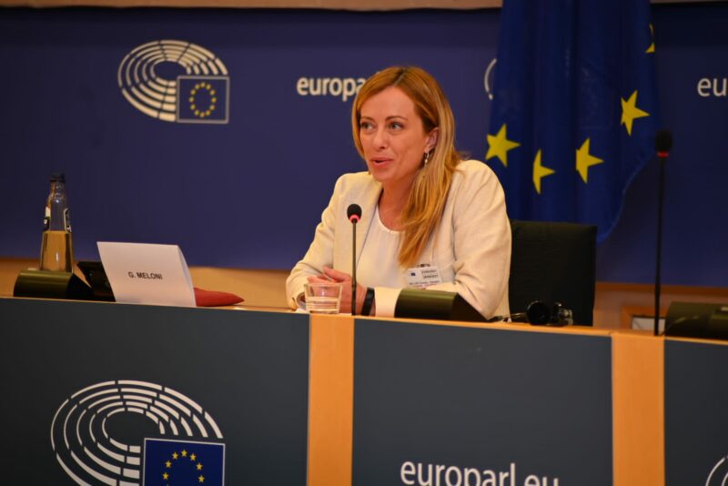 Giorgia Meloni UE