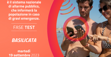 It-Alert, al via test nuovo sistema allarme pubblico in Basilicata