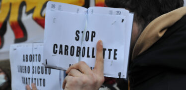 CARTELLO STOP CARO BOLLETTE