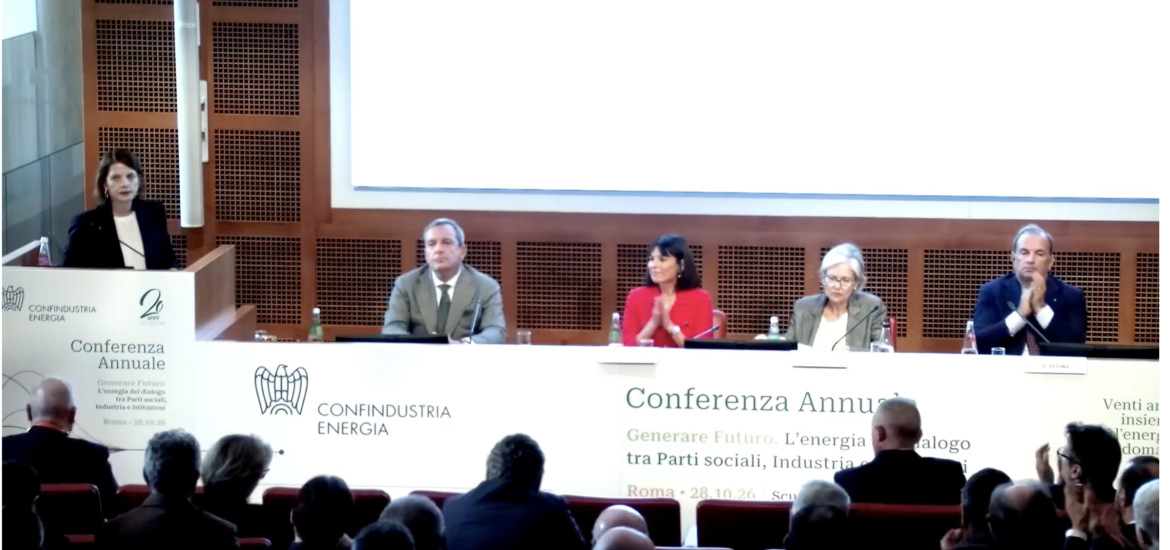 Confindustria Energia conferenza 2026